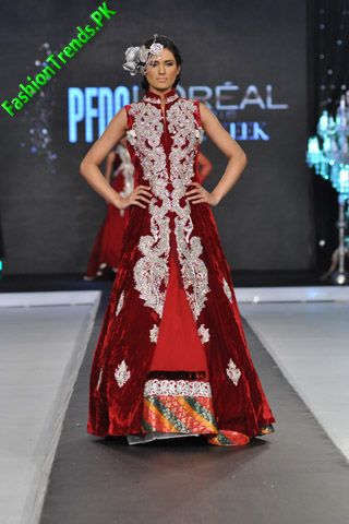 Teena by Hina Butt at L'Oreal Paris Bridal Week 2012