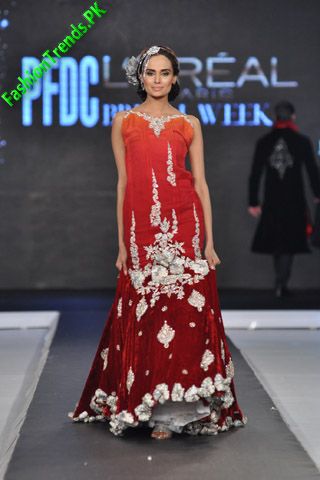 Teena by Hina Butt at L'Oreal Paris Bridal Week 2012