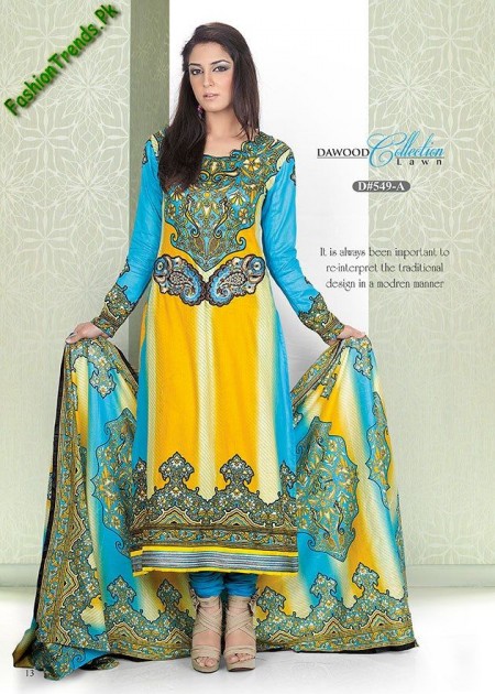 DAWOOD Spring Lawn Dresses 2013
