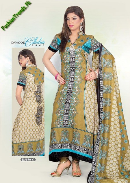 DAWOOD Spring Lawn Dresses 2013