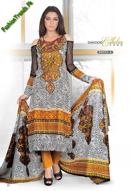 DAWOOD Spring Lawn Dresses 2013