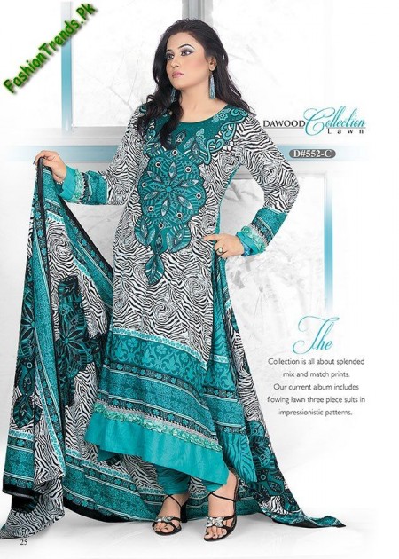 DAWOOD Spring Lawn Dresses 2013