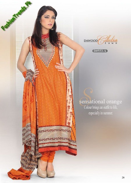 DAWOOD Spring Lawn Dresses 2013
