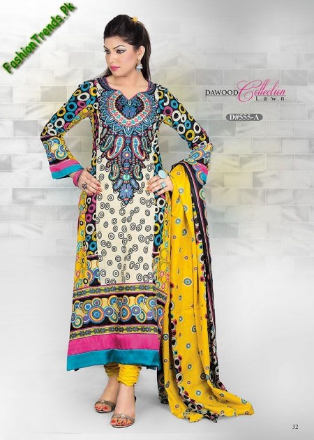 DAWOOD Spring Lawn Dresses 2013