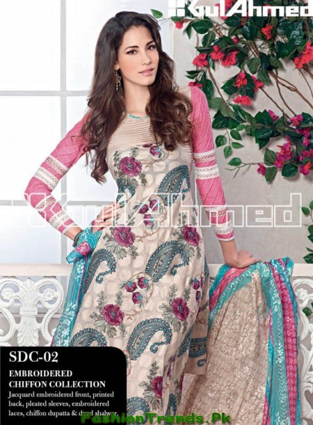 Gul Ahmed Summer Dresses Collection 2013