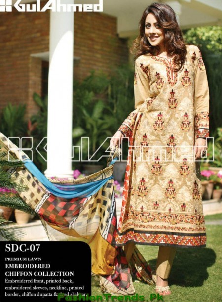 Gul Ahmed Summer Dresses Collection 2013