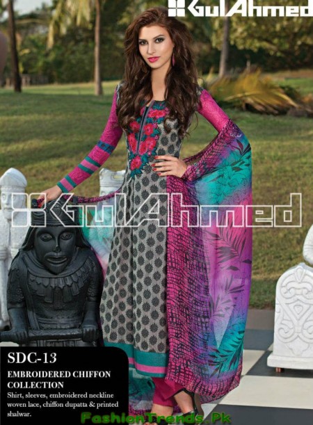 Gul Ahmed Summer Dresses Collection 2013
