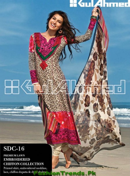 Gul Ahmed Summer Dresses Collection 2013