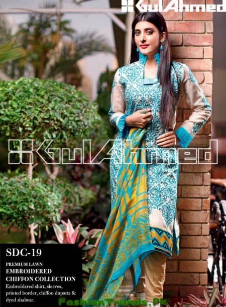 Gul Ahmed Summer Dresses Collection 2013