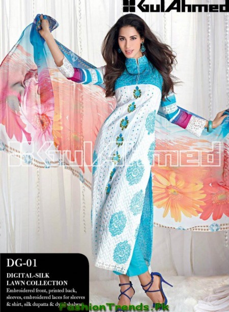 Gul Ahmed Summer Dresses Collection 2013