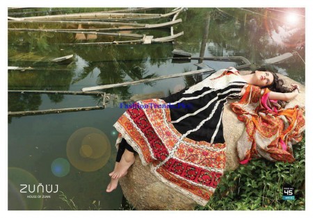 Lakhany Zunuj Embroidered Collection 2013