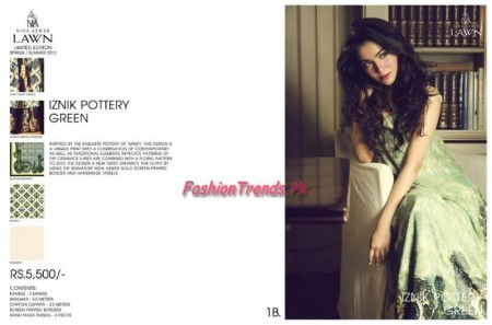 Nida Azwer Lawn 2013 Premium Edition
