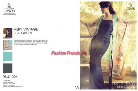 Nida Azwer Lawn 2013 Premium Edition