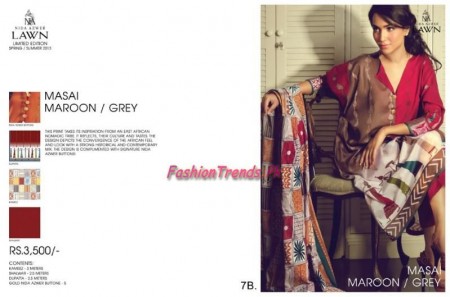 Nida Azwer Lawn 2013 Premium Edition