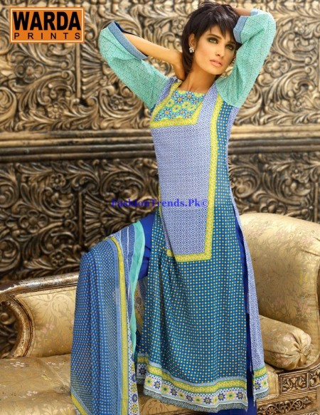Warda Designer Summer Dresses 2013