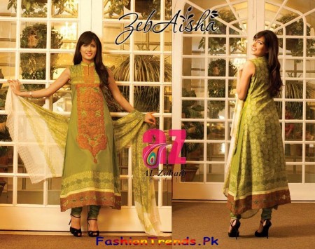ZebAisha Spring Dresses Collection 2013