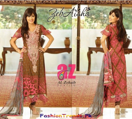ZebAisha Spring Dresses Collection 2013