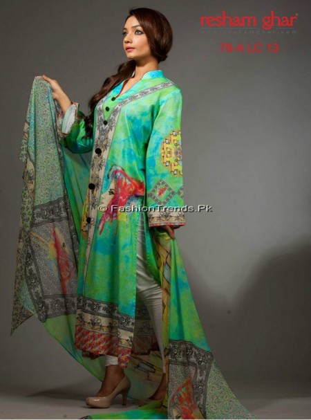 Resham Ghar Spring Summer Lawn 2013