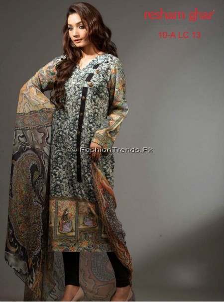 Resham Ghar Spring Summer Lawn 2013