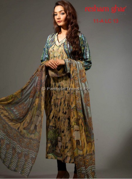 Resham Ghar Spring Summer Lawn 2013