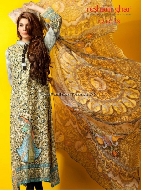 Resham Ghar Spring Summer Lawn 2013