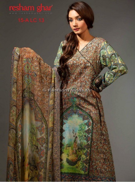 Resham Ghar Spring Summer Lawn 2013