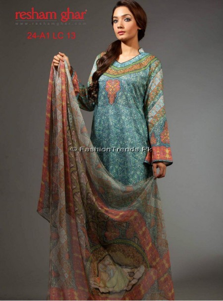 Resham Ghar Spring Summer Lawn 2013