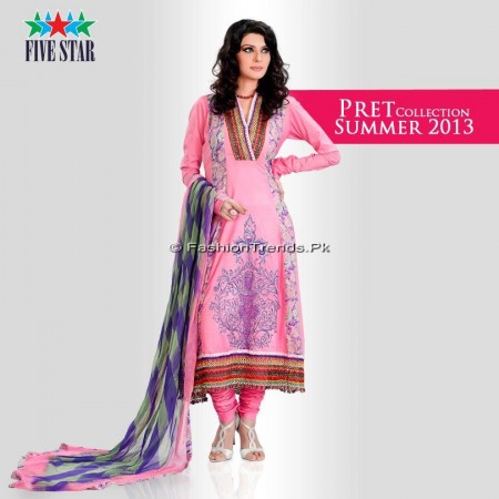 Five Star Textiles Pret Collection 2013
