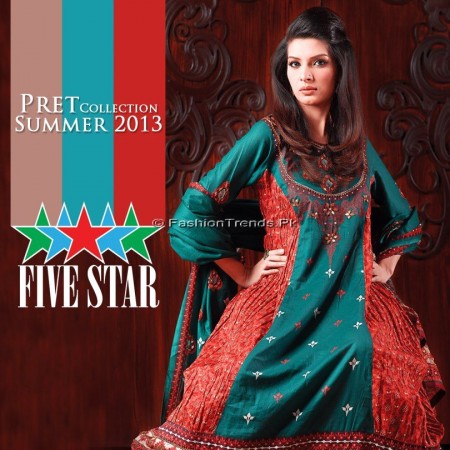 Five Star Textiles Pret Collection 2013