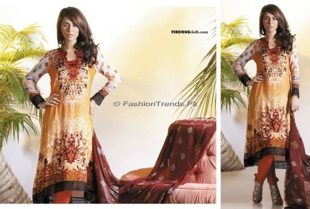 Firdous Chiffon Collection 2013 (28)