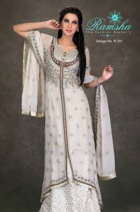 Ramsha Embroidered Women Wedding Wear New Collection 2014 Ramsha Embroidered Women Wedding Wear New Collection 2014