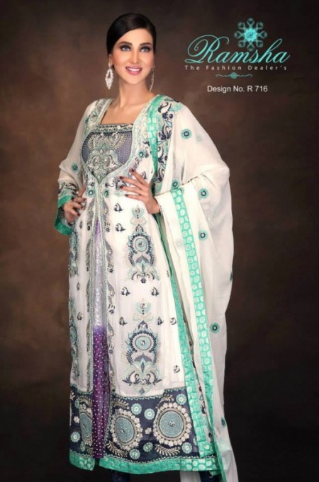 Ramsha Embroidered Women Wedding Wear New Collection 2014 Ramsha Embroidered Women Wedding Wear New Collection 2014