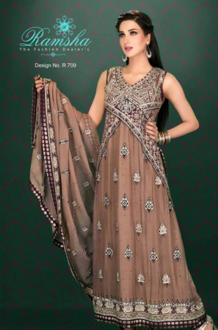 Ramsha Embroidered Women Wedding Wear New Collection 2014 Ramsha Embroidered Women Wedding Wear New Collection 2014