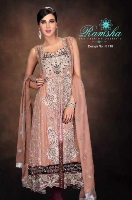Ramsha Embroidered Women Wedding Wear New Collection 2014 Ramsha Embroidered Women Wedding Wear New Collection 2014