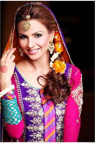 Mehndi Function New Bridal Hairstyles 2014 Fashion 2019