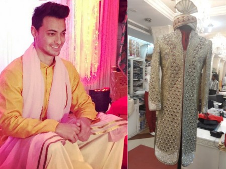 Aayush Sharma wedding Pictures with Arpita Khan