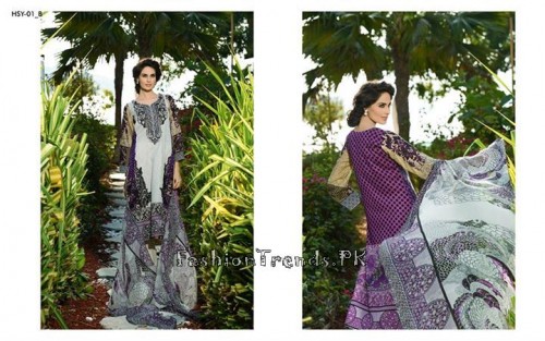 HSY Lawn Collection 2015 by Ittehad Textile (5) HSY Lawn Collection 2015 by Ittehad Textile (5)