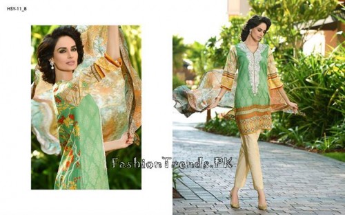 HSY Lawn Collection 2015 by Ittehad Textile (21) HSY Lawn Collection 2015 by Ittehad Textile (21)