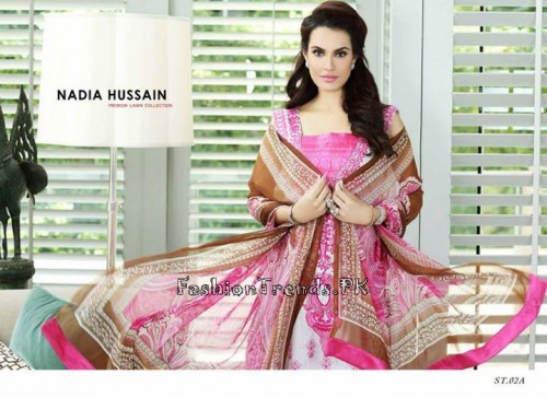 Nadia Hussain Premium Lawn Collection 2015 (6) Nadia Hussain Premium Lawn Collection 2015 (6)