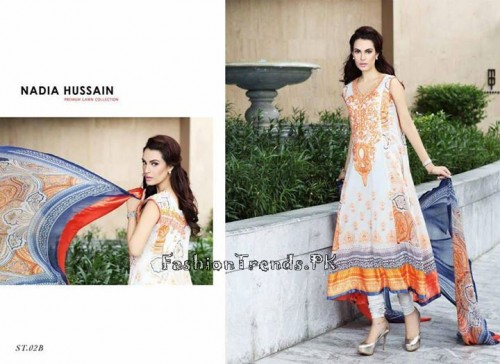 Nadia Hussain Premium Lawn Collection 2015 (8) Nadia Hussain Premium Lawn Collection 2015 (8)