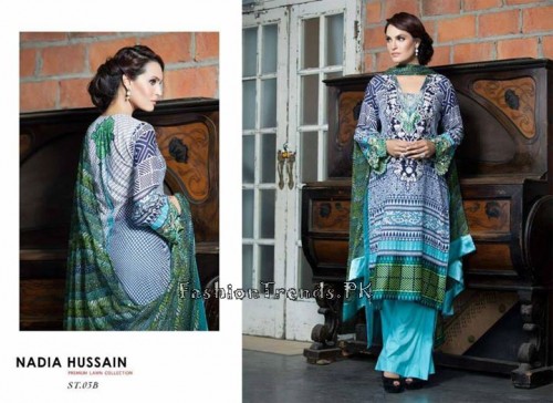 Nadia Hussain Premium Lawn Collection 2015 (11) Nadia Hussain Premium Lawn Collection 2015 (11)