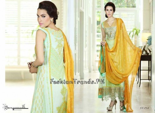 Nadia Hussain Premium Lawn Collection 2015 (16) Nadia Hussain Premium Lawn Collection 2015 (16)