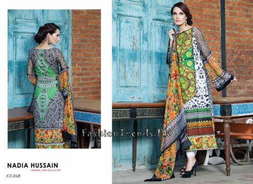 Nadia Hussain Premium Lawn Collection 2015 (19) Nadia Hussain Premium Lawn Collection 2015 (19)