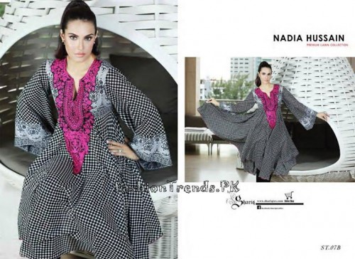 Nadia Hussain Premium Lawn Collection 2015 (21) Nadia Hussain Premium Lawn Collection 2015 (21)