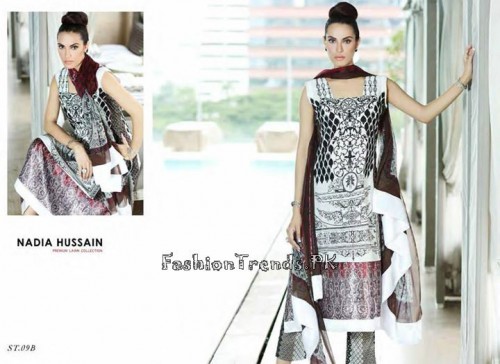 Nadia Hussain Premium Lawn Collection 2015 (28) Nadia Hussain Premium Lawn Collection 2015 (28)