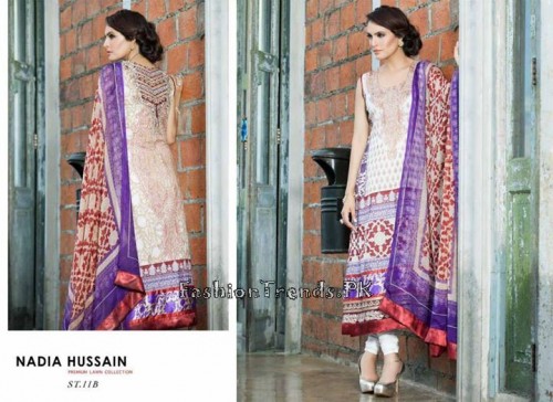 Nadia Hussain Premium Lawn Collection 2015 (32) Nadia Hussain Premium Lawn Collection 2015 (32)