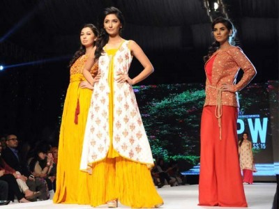 Karachi Fashion Week 2015 Spring Dresses