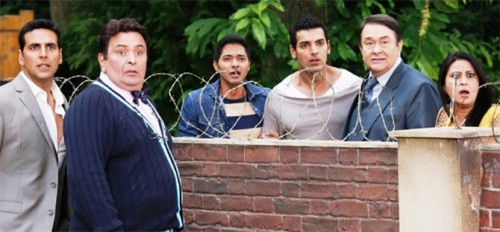 Akshay Kumar, Rishi Kapoor, Shreyas Talpade, John Abraham, Ranbir Kapoor and Neelu Kohli in Housefull 2 Akshay Kumar, Rishi Kapoor, Shreyas Talpade, John Abraham, Ranbir Kapoor and Neelu Kohli in Housefull 2
