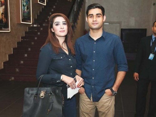 Ayesha Gillani and Adeel Asghar at Jawani Phir Nahi Ani Promotion