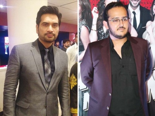 Hamayun Saeed and Aznan Sami Khan at Jawani Phir Nahi Ani Promotion